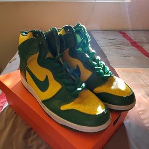 Nike Dunk Brazil High Tops, Men's Size 10.5